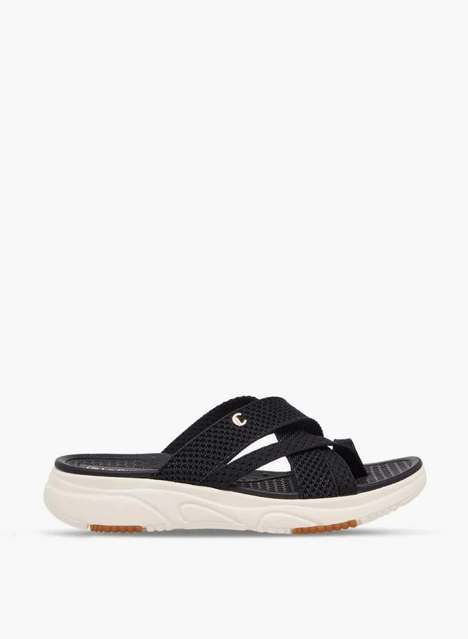 Women Textured Slip-On Sandals