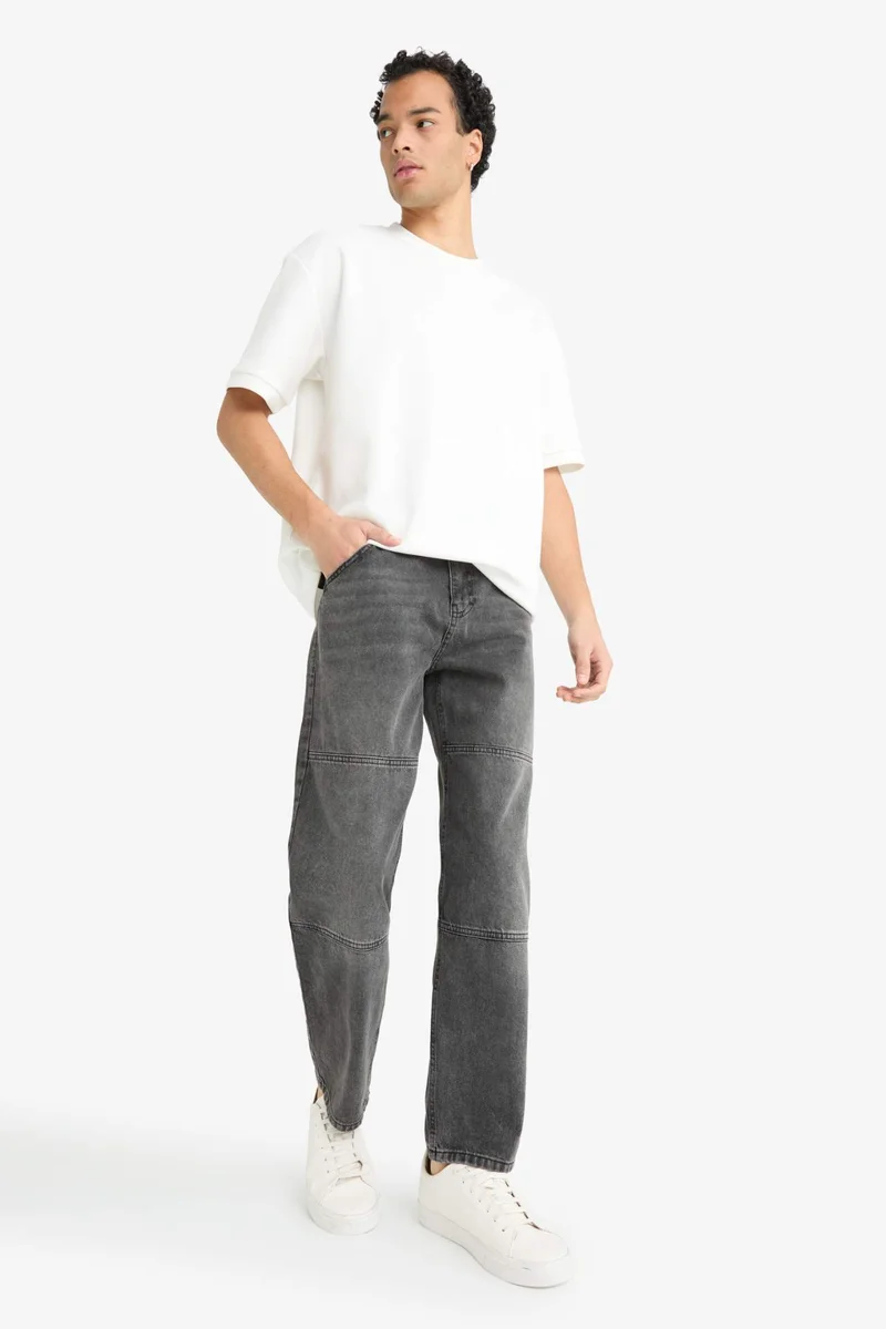 Defacto Relax Fit Ripped Detail Jeans
