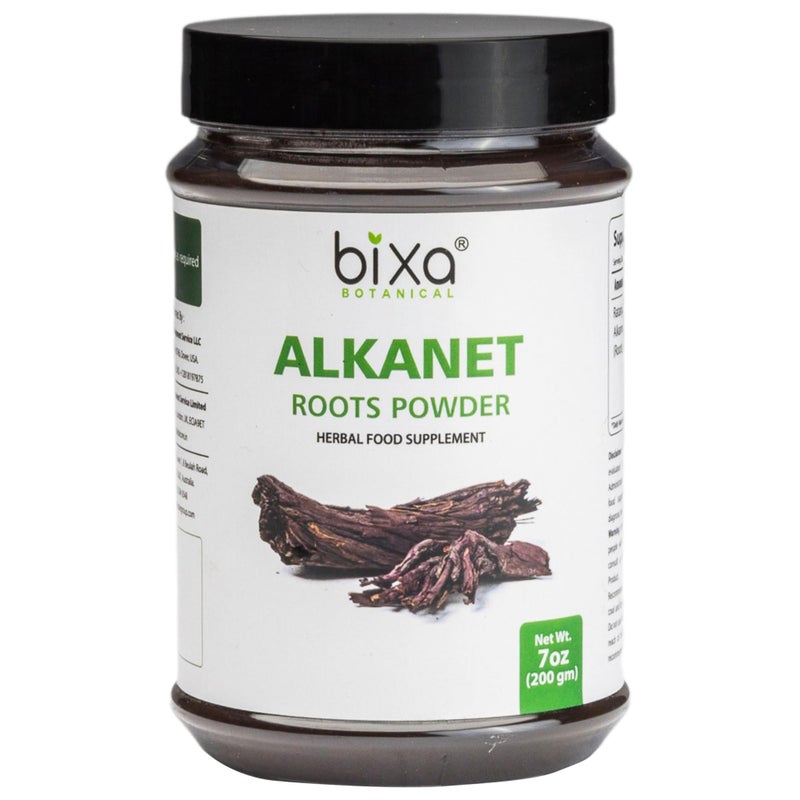 bixa BOTANICAL Alkanet Root Powder  RatanjotArnebia Nobilis  Antioxidant  Gluten Free NonGMO Steam Treated Vegan 100 Pure200 Grams  7 OZ - Image 3