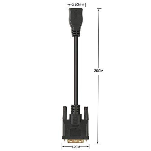 Anbear Bi-Directional HDMI Female to DVI-D(24+1) Male Adapter, 1080P DVI to HDMI Conveter (1, Black) - Image 4
