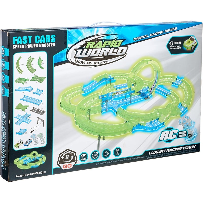 Luxury Racing Track With Rc Fast Cars - 6688-606 - Image 2