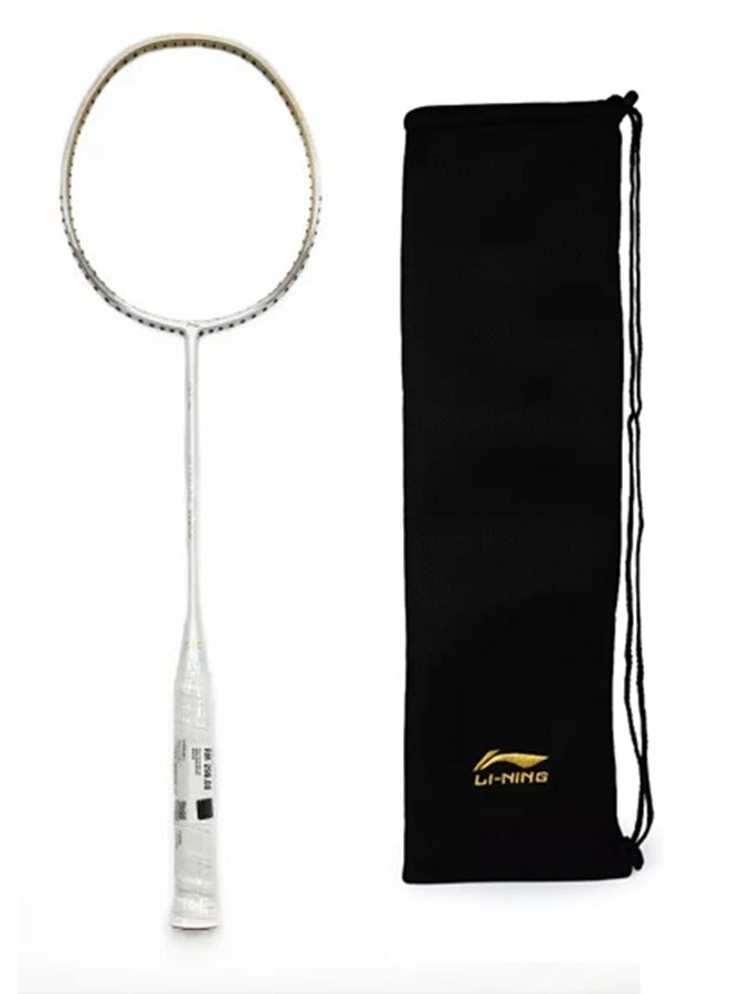 Li-Ning Li-Ning SS100 Super Series Badminton Racket – Carbon Graphite – Strung – Full Cover – Black/Red