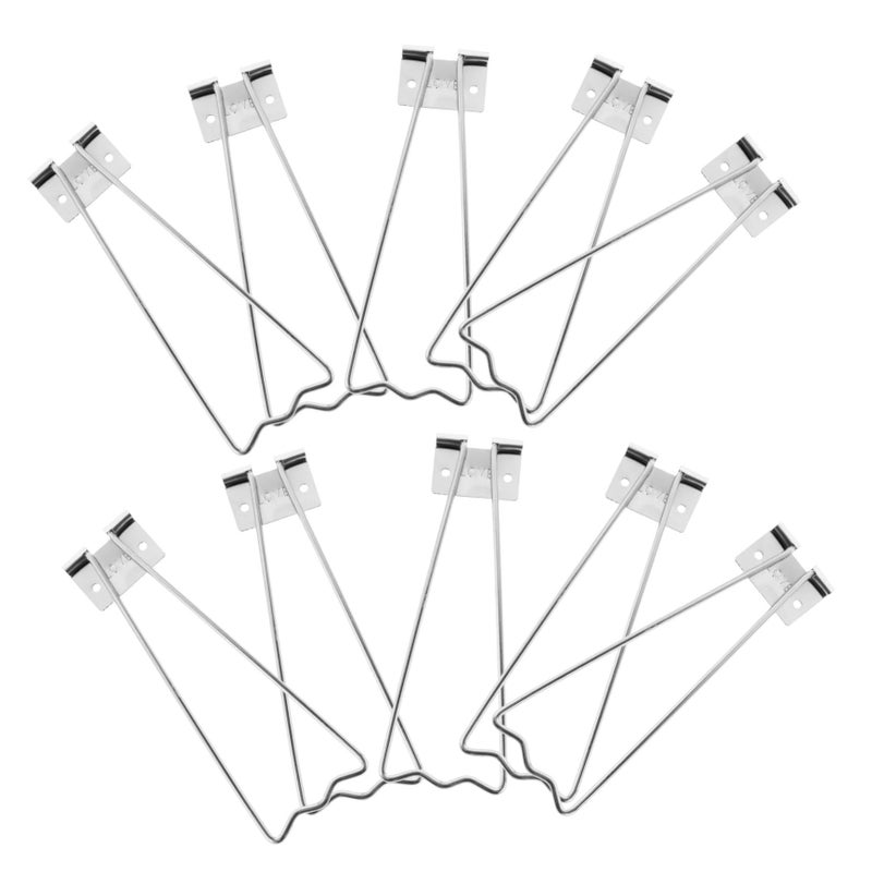 10 Pack Photo Frame Stands Tabletop Display Brackets Easy Install Break Resistant - Image 2