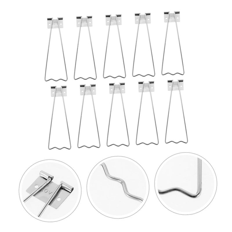 10 Pack Photo Frame Stands Tabletop Display Brackets Easy Install Break Resistant - Image 3