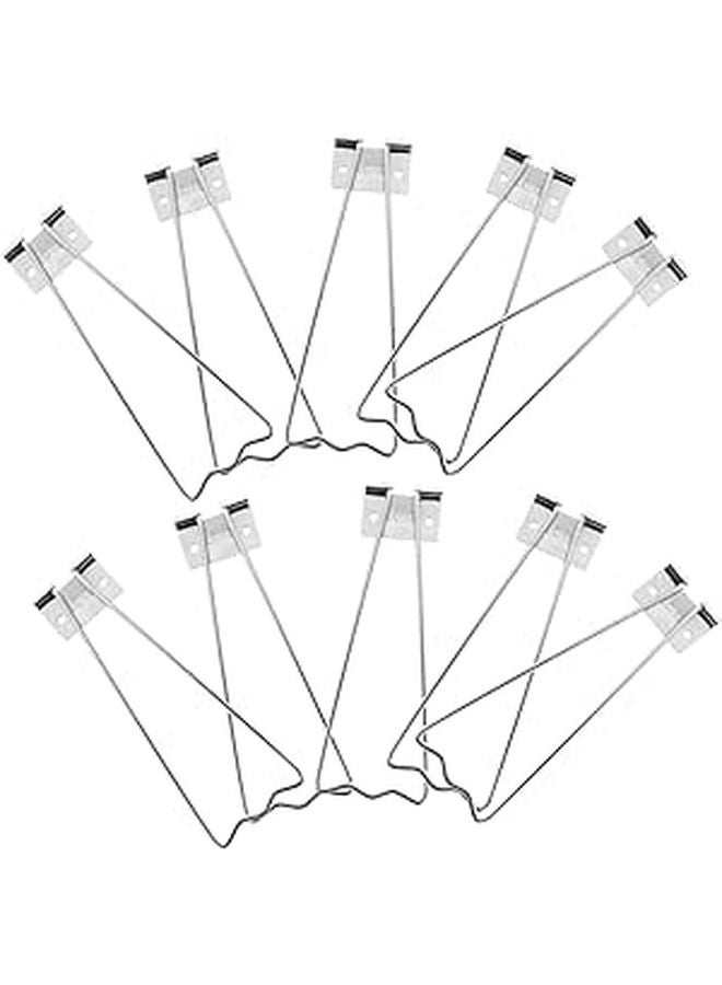 10 Pack Photo Frame Stands Tabletop Display Brackets Easy Install Break Resistant - Image 1