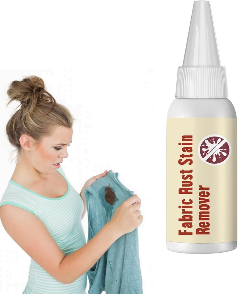 Fabric Rust Stain Remover (100ml), Strong Waterless Cleaner for Clothes – Emergency Stain Rescue and Laundry Cleansing Agent – Effective Rust and Stain Remover for Garments - Image 1
