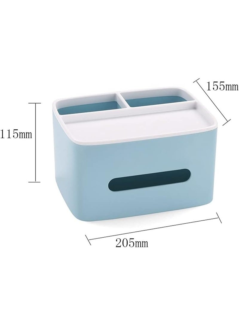 Alissa Tissue Holder with Storage Box – Free-Standing Countertop Dispenser for Bathroom, Kitchen, or Bedroom – Flat Top for Phone Placement  - Image 4