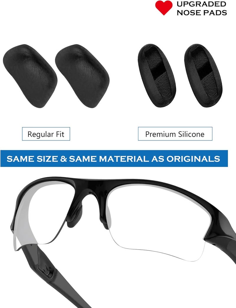 Highprecisionoptics Replacement Nosepieces Nose Pads for Oakley Flak Draft OO9364 | Flak 2.0 009295 | Flak Jacket | Commit SQ 009086 Sunglass - Image 2