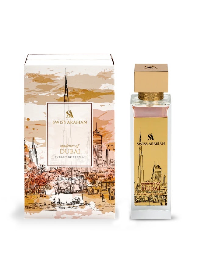 SWISS ARABIAN فخامة دبي إكستراكت دو بارفان، 100 مل، عطر بجودة ممتازة، عطر للنساء والرجال، مزيج فاخر حار، حلو، وخشبي للرجال والنساء - Image 2