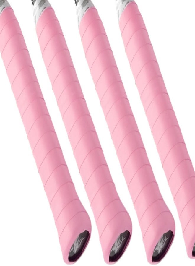 Acers Racket Grip Pack of 4 PU Material(Rubber) Badminton/Squash/Tennis (Pack of 4 Peach) - Image 3