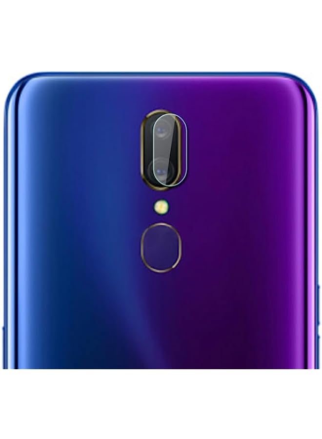 HuHa Tempered Glass Screen Protector Compatible 0.3mm 2.5D Round Edge Rear Camera Lens Tempered Glass Film for OPPO A9 - Image 1