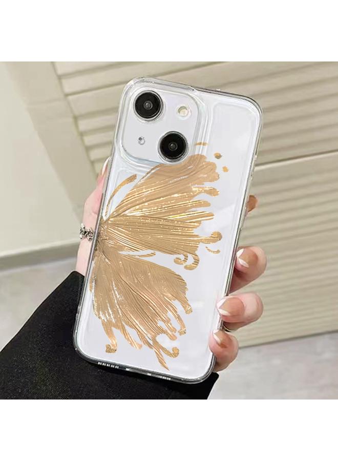 Zaboon Case For iPhone 13 Butterfly Pattern Transparent TPU Phone Case - Image 1