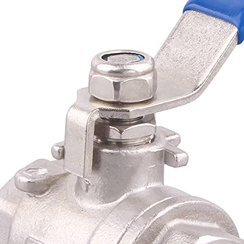 GOVALVE 2-PC Ball Valve Stainless Steel - 1/2" NPT Female Full Port Ball Valve For water oil and gas - Image 5