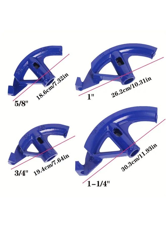 5 8 Inch Heavy Duty Manual Tube Bender Set 4 in 1 Lever Type for Plumbing HVAC Electrical - Image 3