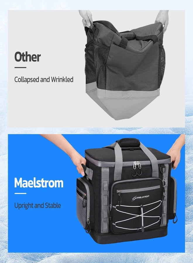 Maelstrom 80 Can Soft Sided Cooler Bag, Insulated Hard-Bottom, Leakproof, Portable, Gray - Image 2