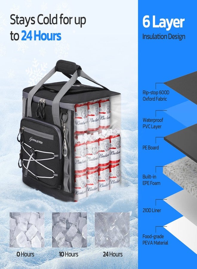 Maelstrom 80 Can Soft Sided Cooler Bag, Insulated Hard-Bottom, Leakproof, Portable, Gray - Image 4