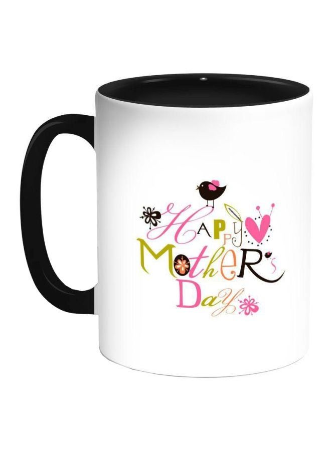 RKN Happy Mother's Day Printed Coffee Mug Black/White - Image 2