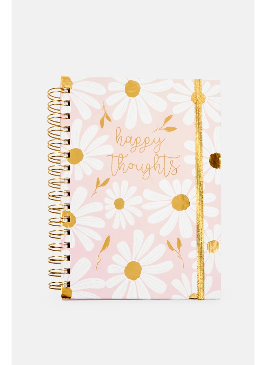 Floral Pattern Chunky Spiral Notebook, Pink Combo - pzsku/ZB77F160CB037E3956426Z/45/_/1737642229/9dead792-41f7-4ee8-8b74-1617322b7892