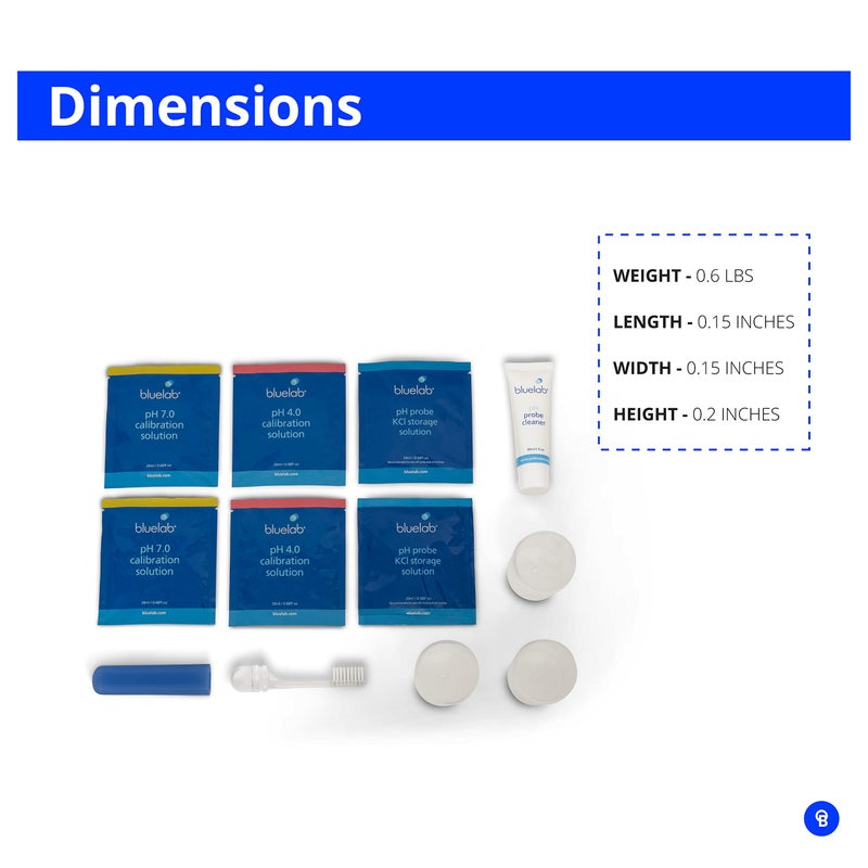 bluelab Bluelab CAREKITPH pH Probe Care Kit with Calibration Solution, Storage Solution, and Brush, used for pH Pen, Meter, Monitor, Controller and Tools for Hydroponic System and Indoor Plant Grow  - Image 4