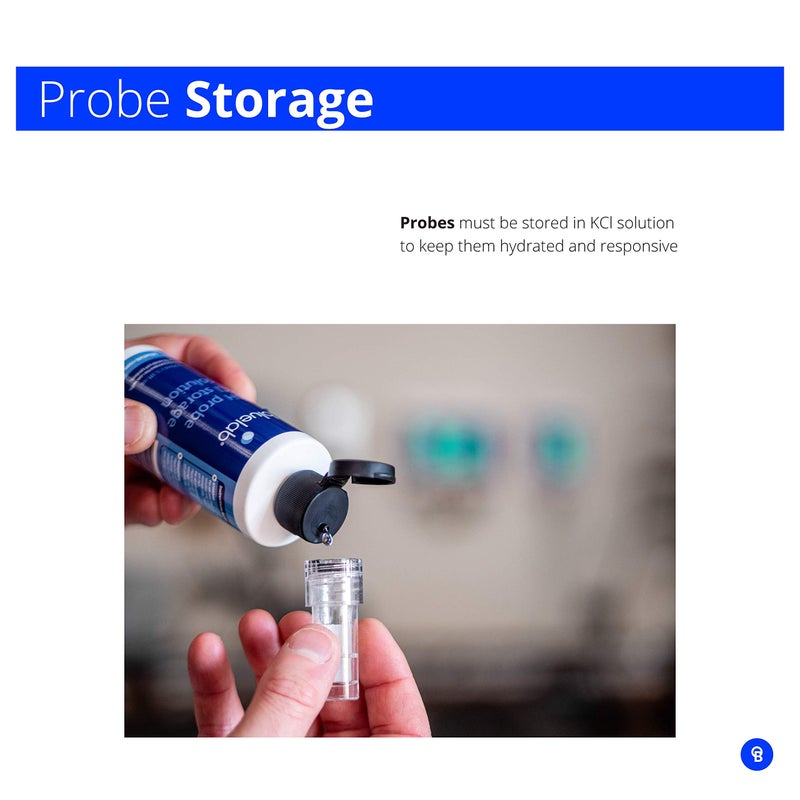 bluelab Bluelab CAREKITPH pH Probe Care Kit with Calibration Solution, Storage Solution, and Brush, used for pH Pen, Meter, Monitor, Controller and Tools for Hydroponic System and Indoor Plant Grow  - Image 2