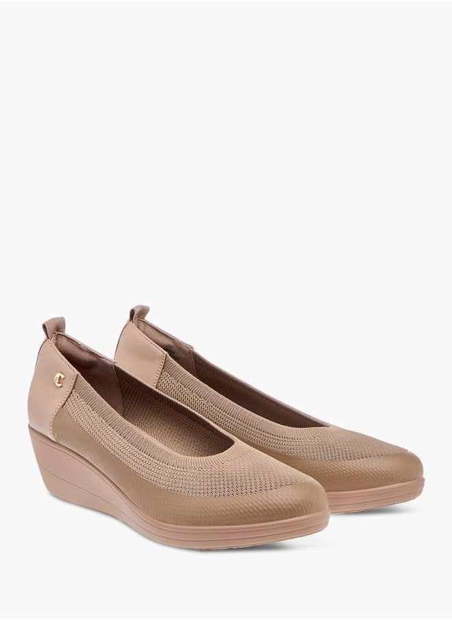 Le Confort Womens Textured Shoes With Wedge Heels  - Image 2