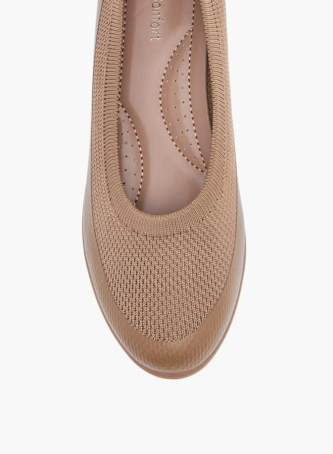 Le Confort Womens Textured Shoes With Wedge Heels
