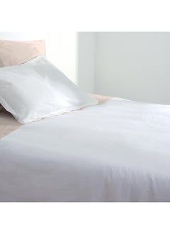atmosphera 1 Person Carina Cotton Duvet Cover White 140 x 200 cm 178577Z  - Image 2