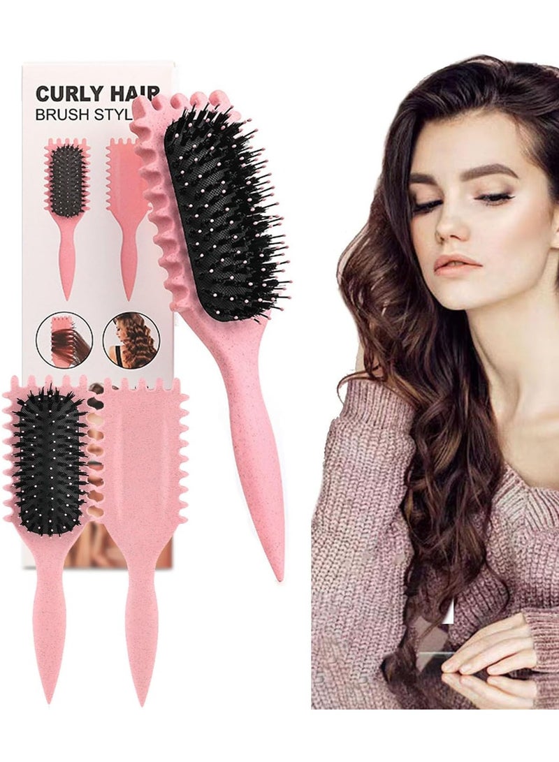 Bounce Curl Define Styling Brush -Premium Curly Hair Brush, Wet & Dry Detangler, Essential Tool for Shaping & Perfecting Your Curls - Image 2