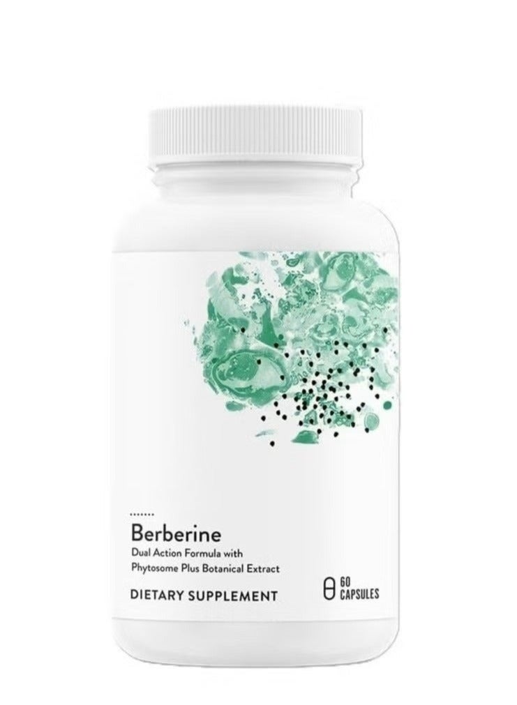 Berberine-500 With Thorne Research - Botanical Compound To Support Sugar Metabolism - 60 Capsules - Image 1