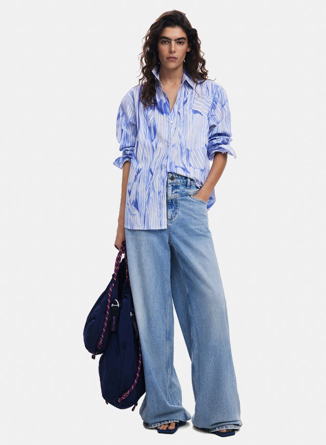 DESIGUAL قميص آرتي واسع - Image 2
