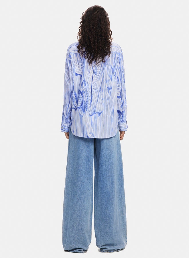 DESIGUAL قميص آرتي واسع - Image 4