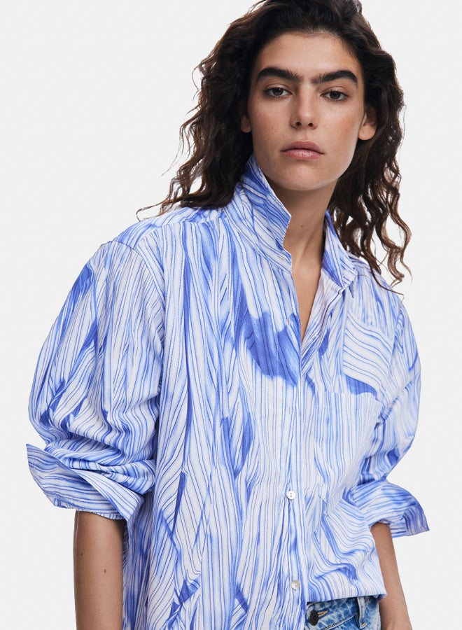 DESIGUAL قميص آرتي واسع - Image 5