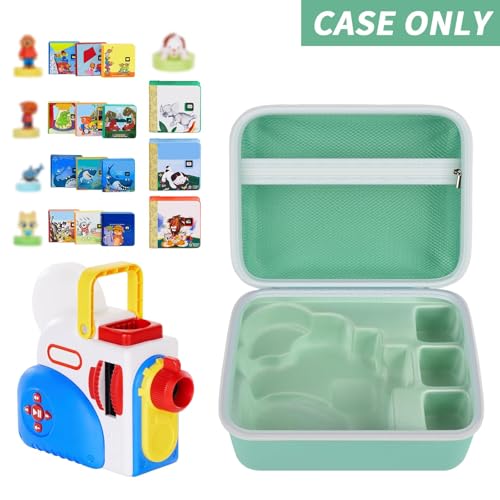 Grapsa Case Compatible with Little Tikes for Story Dream Machine Books Starter Set Toys Protective Container for Little Tikes for Storytime Audio Play Real for Littles Character Collection Box Only Green - Image 5