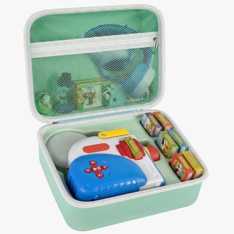 Grapsa Case Compatible with Little Tikes for Story Dream Machine Books Starter Set Toys Protective Container for Little Tikes for Storytime Audio Play Real for Littles Character Collection Box Only Green - Image 3