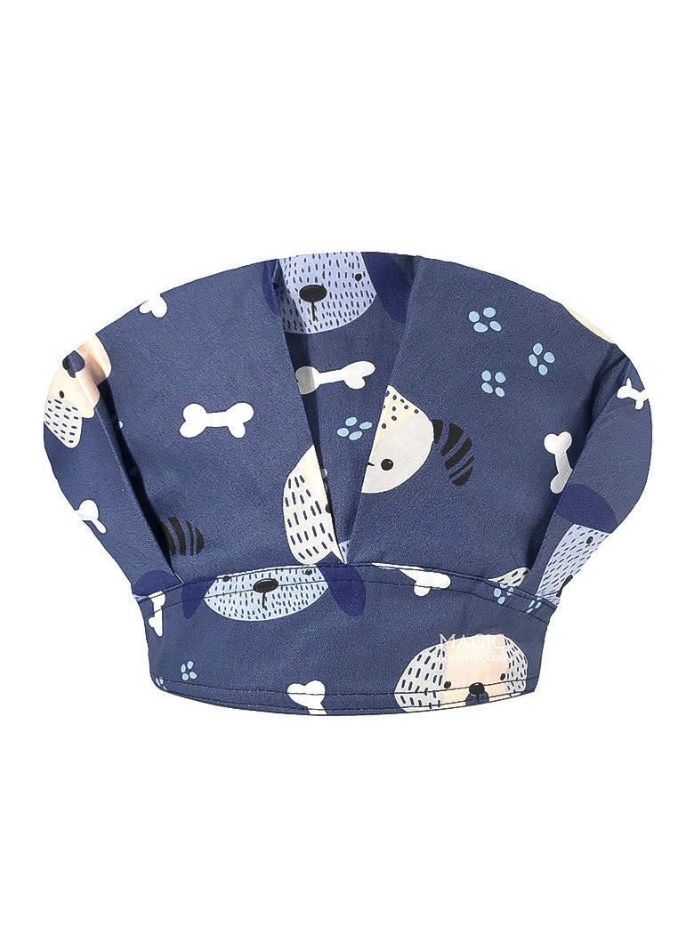KUYING Printed Small Animal Cute Nurse Hat All Cotton Medical Work Fluffy Hat 