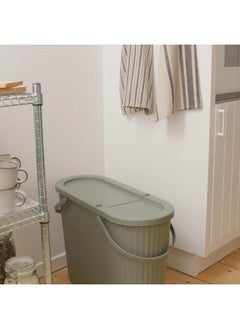 Zaboon Bin With Lid, Grey-Green, 48 L  - Image 2