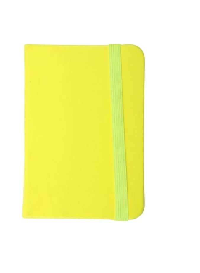 دفتر يوميات بورق مسطر، كشكول مع شريط مطاطي - متعدد الالوان- 80 ورقه - Image 3