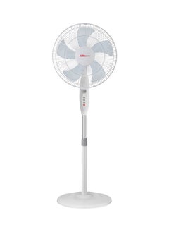 Electro General Pedestal fan with Modern Design - 16-Inch (40cm) Size - Full Copper Motor - Five AS Blades - 3 Speed Settings - 7.5-Hour Timer - Adjustable Height 1.2-1.3m - Round Base - Without Remote Control  - Image 3