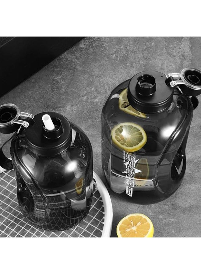 PTTIMFFM 2800ml Large Water Bottle with Straw and Time Marker, Reusable Jug with Handle & Strap, Leak Proof Sports Water Bottle for Gym, Fitness & Outdoor Use - Image 5