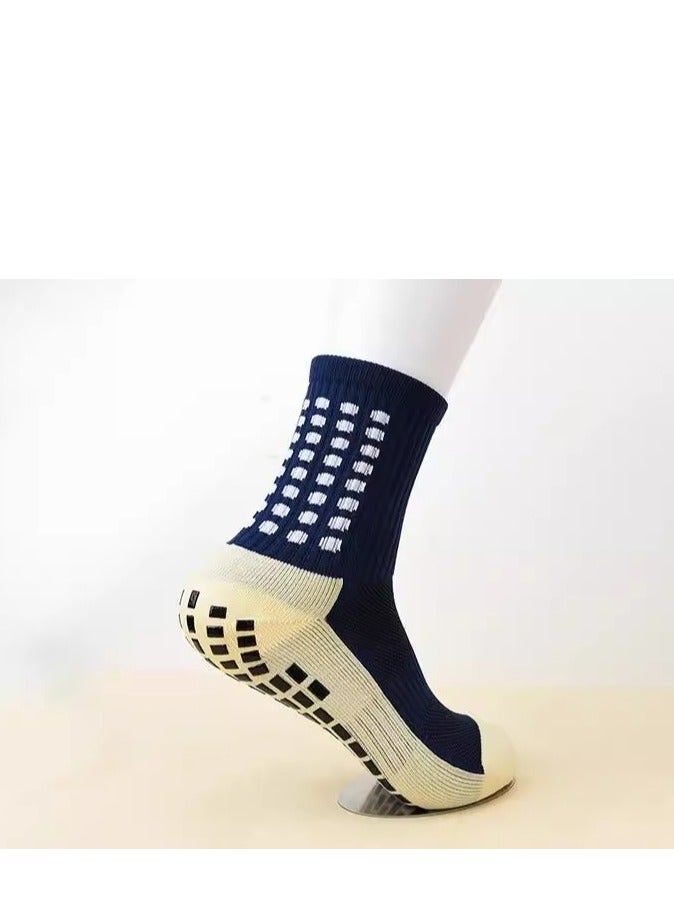 3 Pairs of Grip Socks, Tight Fitting Grip Socks Football Socks Wear-Resistant Football Non-Slip Football Men for Training - Image 3