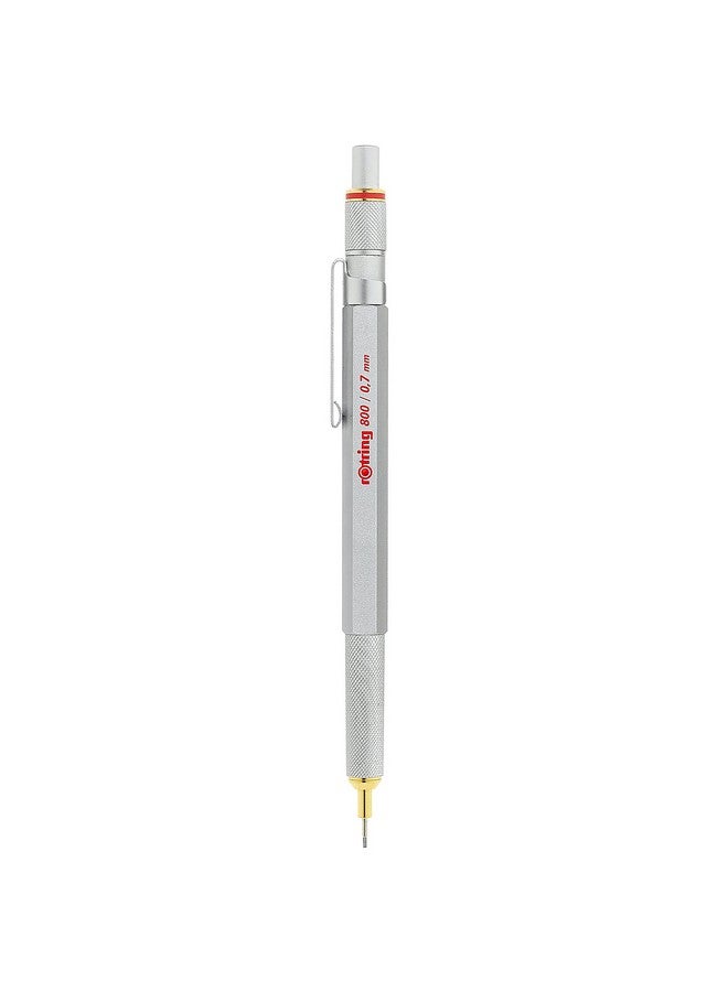 rOtring 800 Mechanical Pencil, 0.7 mm, Silver Metal Barrel - Image 2
