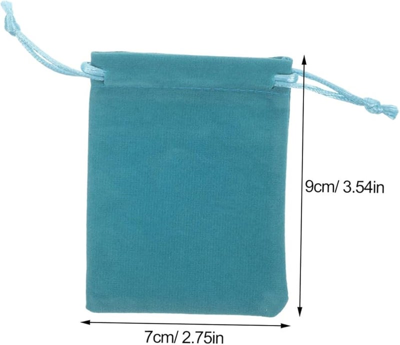 Safigle 12 Pack Drawstring Jewelry Bags Small Cloth Pouches for Storage Gifts Coins Cookies - Image 3