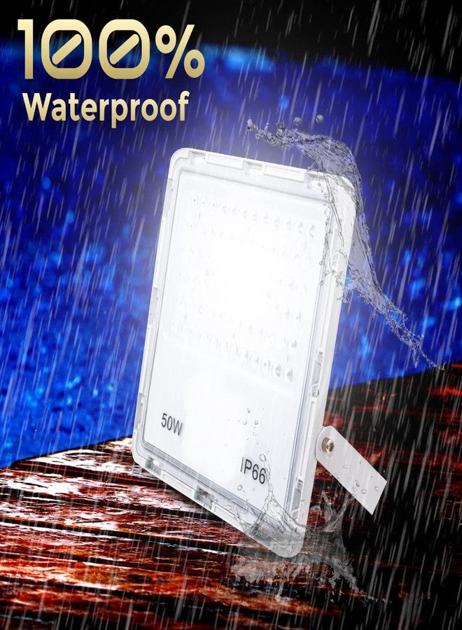 الجستو مصباح كاشف LED من جيستو لينس موديل 50 واط - مصابيح LED مقاومة للماء بمعيار IP66 مع شعاع عريض 120 درجة - مصابيح LED للفناء، صالة العرض، المحلات التجارية، المصانع، الحدائق، الملاعب والمنازل (أبيض بارد، 6500 كلفن) - عبوة من قطعتين - Image 3