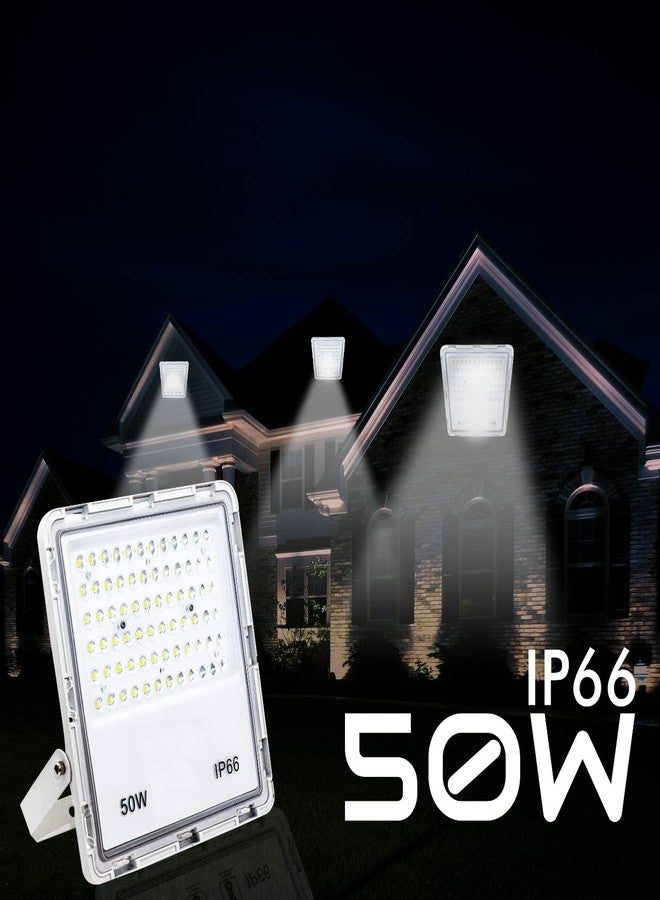 الجستو مصباح كاشف LED من جيستو لينس موديل 50 واط - مصابيح LED مقاومة للماء بمعيار IP66 مع شعاع عريض 120 درجة - مصابيح LED للفناء، صالة العرض، المحلات التجارية، المصانع، الحدائق، الملاعب والمنازل (أبيض بارد، 6500 كلفن) - عبوة من قطعتين - Image 4