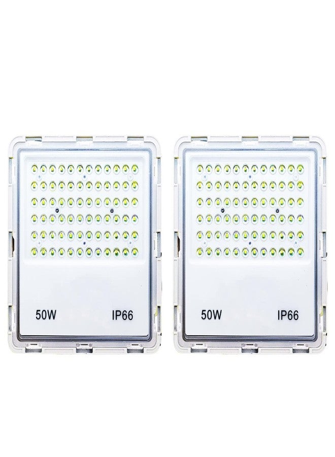 الجستو مصباح كاشف LED من جيستو لينس موديل 50 واط - مصابيح LED مقاومة للماء بمعيار IP66 مع شعاع عريض 120 درجة - مصابيح LED للفناء، صالة العرض، المحلات التجارية، المصانع، الحدائق، الملاعب والمنازل (أبيض بارد، 6500 كلفن) - عبوة من قطعتين - Image 1