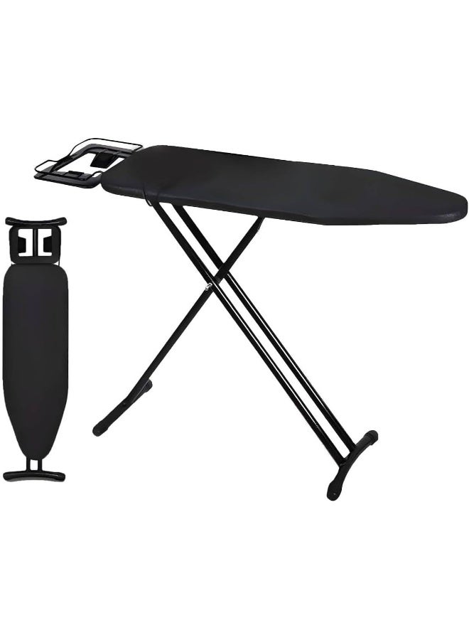 MOMENT Ironing Board 12" X 36" Iron Board, Compact, Portable, And Folding Iron Table With Iron Rest, Heavy Duty Compact, Foldable Ironing Board For Apartment, Iron Holder, Height Adjustable Sturdy Iron - Image 1