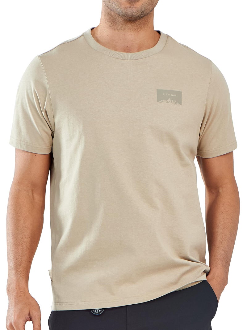 NORTHYARD Men's Heavyweight Cotton T-Shirts Crewneck Short Sleeve Fashion Casual Shirts for Men DERSERT M - Image 1