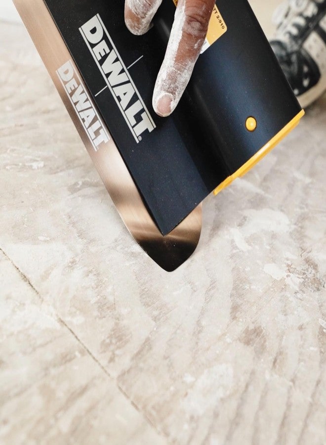DEWALT Drywall Skimming Blade, 7-Inches | Pro-Grade | Extruded Aluminum & European Stainless Steel Construction | High-Impact End Caps | Sheetrock Gyprock Wall-Board Plasterboard | DXTT-2-907 - Image 4