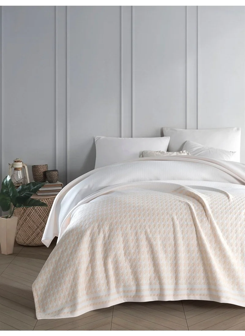مالبيري Klara Double Bedspread 200X220 - Cream