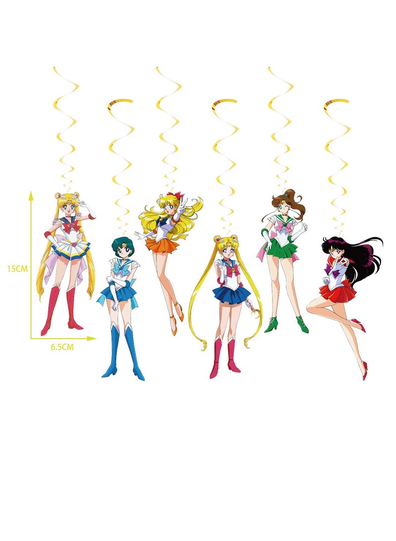 general Birthday party decorations, including birthday banners, table centerpieces, cake decorations, cartoon themed latex balloons for kids fans birthday party supplies - Image 4